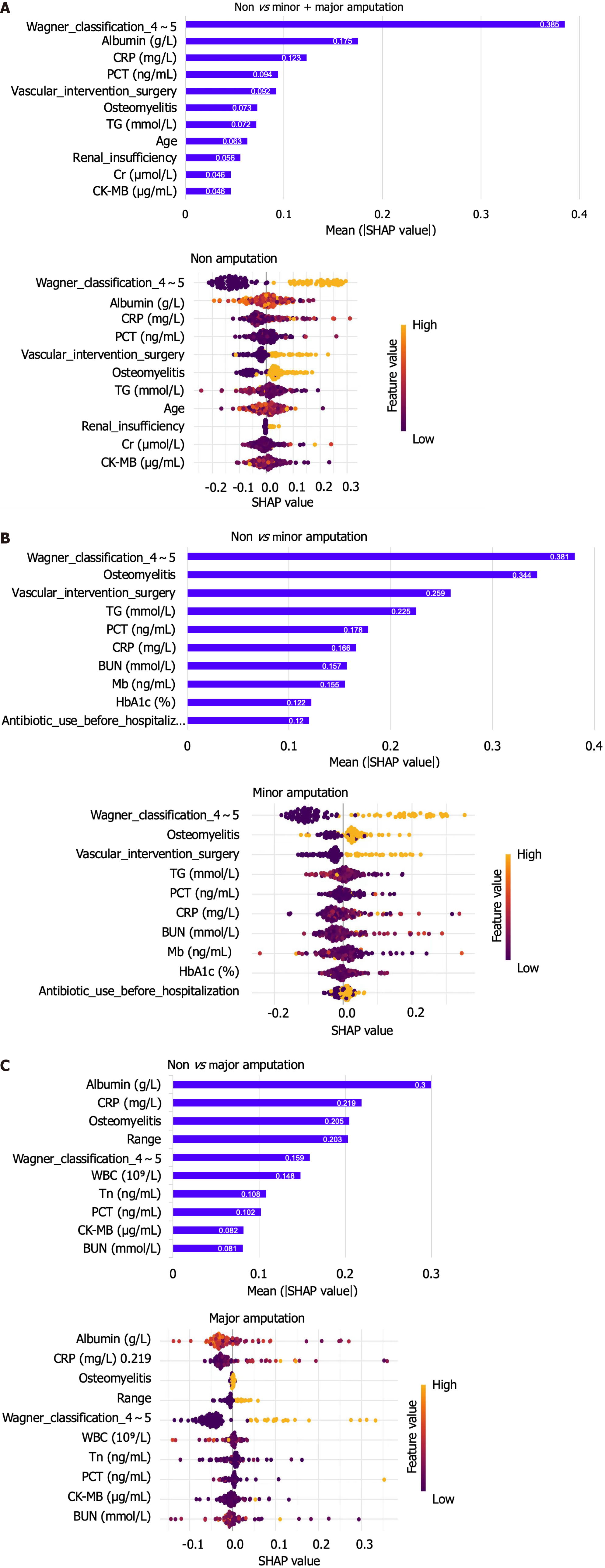 Predictive model and risk analysis for outcomes in diabetic foot ulcer ...