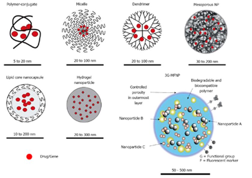 functionalized core shell nanoparticles