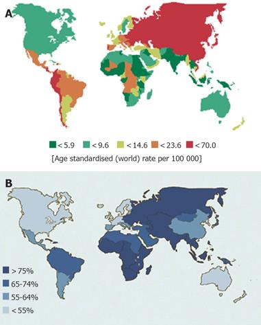 Epidemiology of gastric cancer